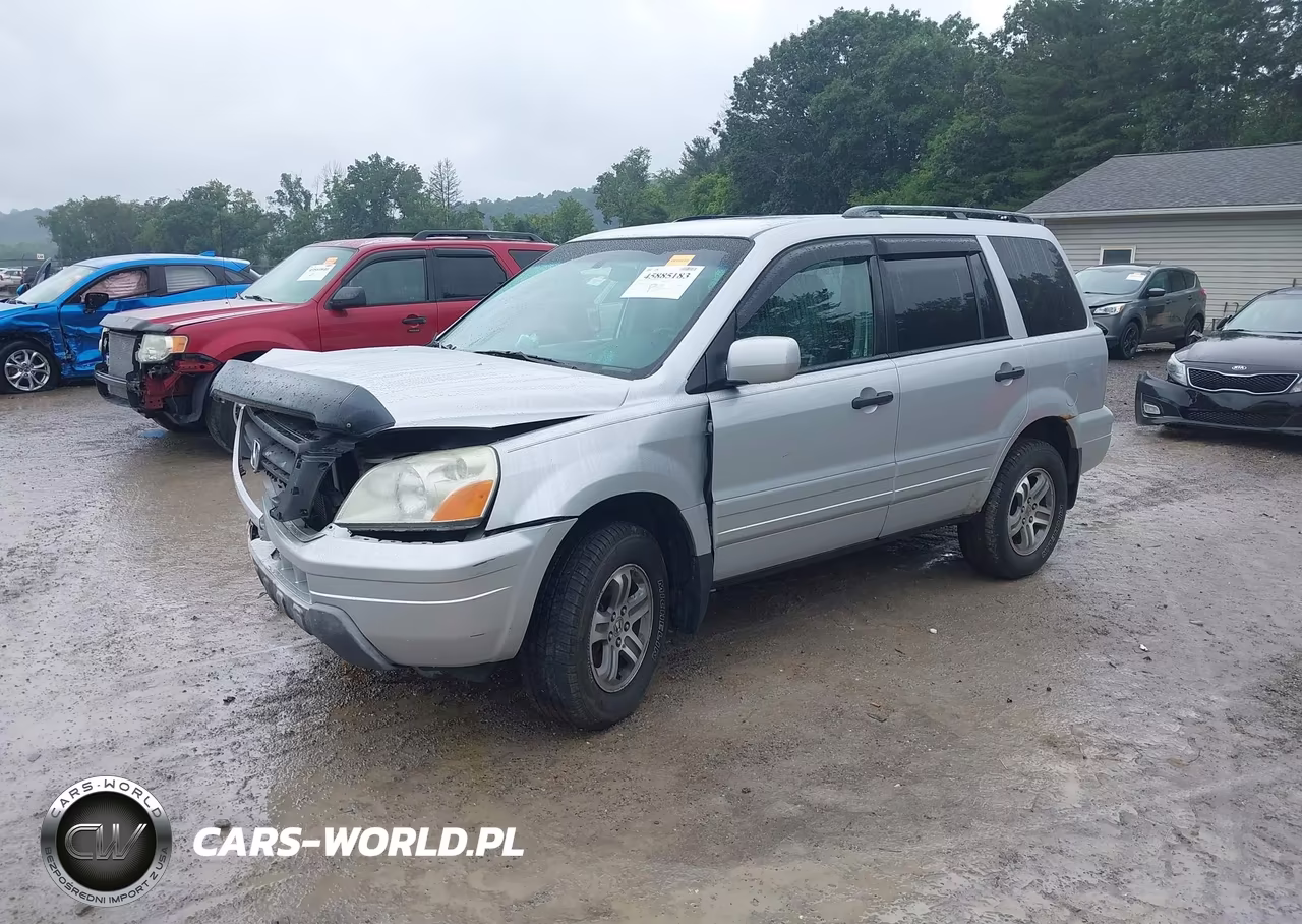 2004 Honda Pilot Ex-L VIN:2HKYF18504H581970 - 2