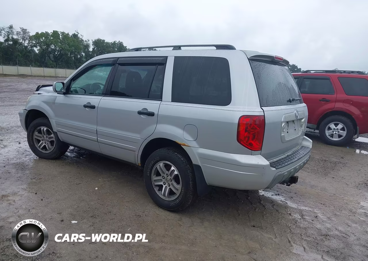 2004 Honda Pilot Ex-L VIN:2HKYF18504H581970 - 3