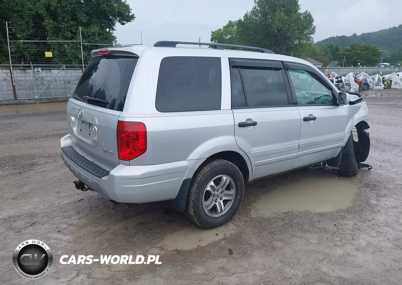 2004 Honda Pilot Ex-L VIN:2HKYF18504H581970 - 4