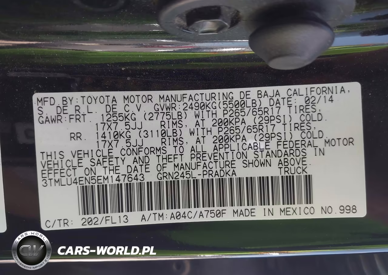 2014 Toyota Tacoma Base V6 VIN:3TMLU4EN5EM147643 - 9