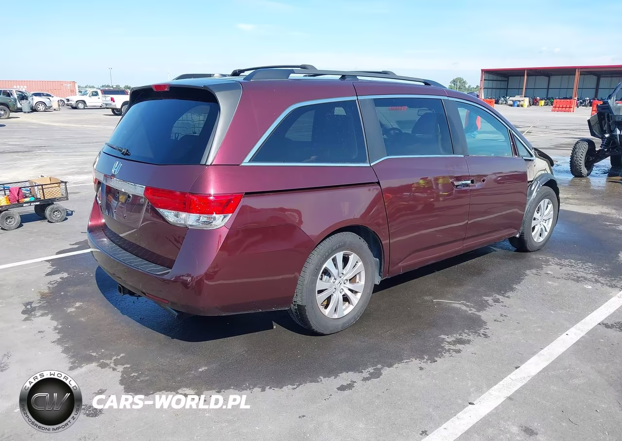 2015 Honda Odyssey Ex-L VIN:5FNRL5H67FB100546 - 4