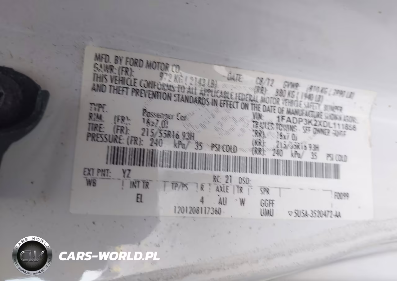 2013 Ford Focus Se VIN:1FADP3K2XDL111856 - 9