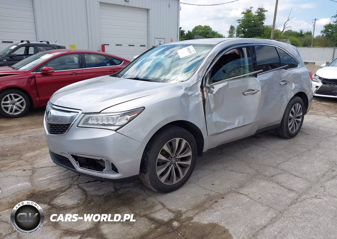 2015 Acura Mdx Technology Package VIN:5FRYD3H47FB013840 - 2