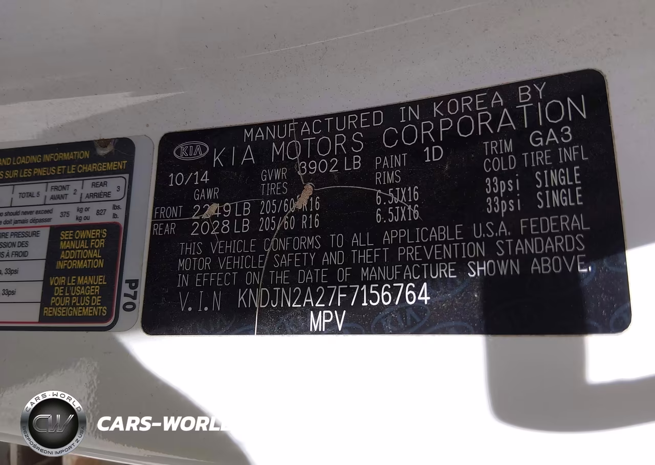 2015 Kia Soul ! VIN:KNDJN2A27F7156764 - 9