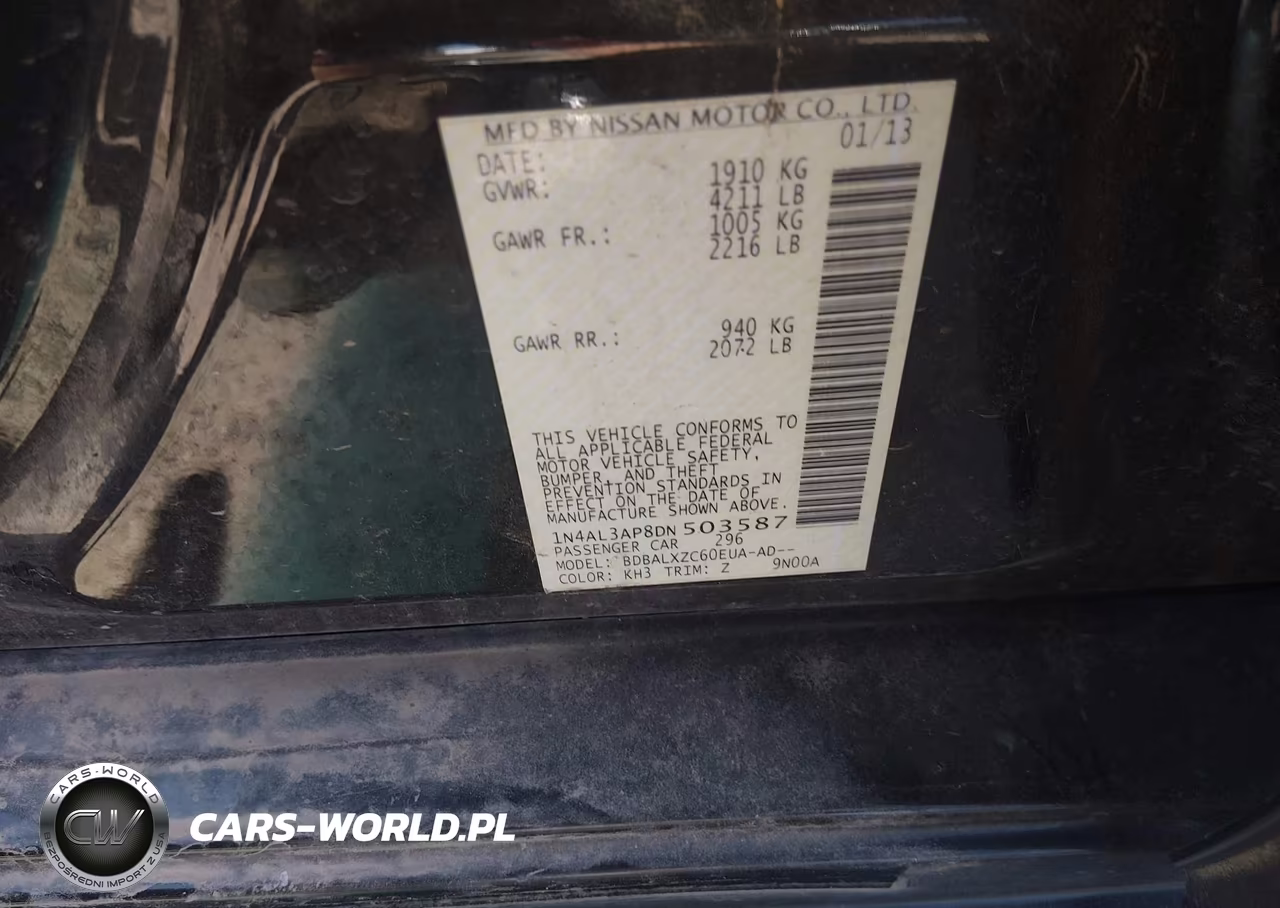 2013 Nissan Altima 2.5-S-Sv-Sl VIN:1N4AL3AP8DN503587 - 9