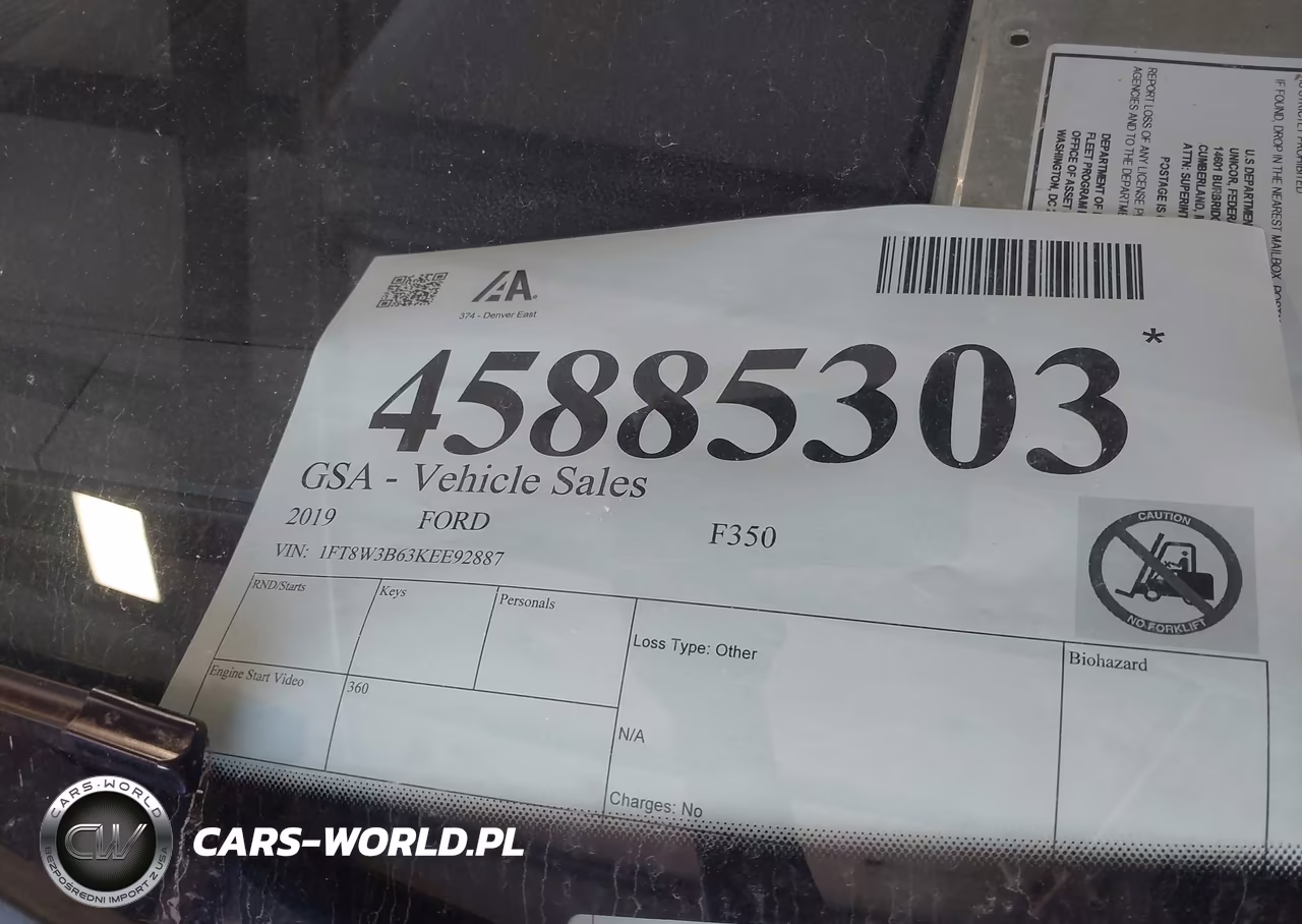 2019 Ford F-350 Xl VIN:1FT8W3B63KEE92887 - 9