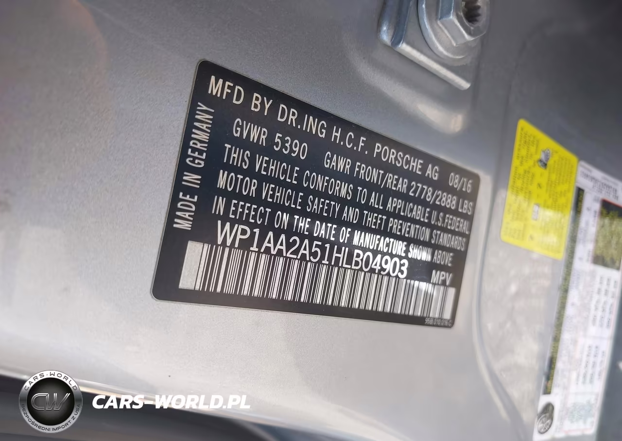 2017 Porsche Macan VIN:WP1AA2A51HLB04903 - 9