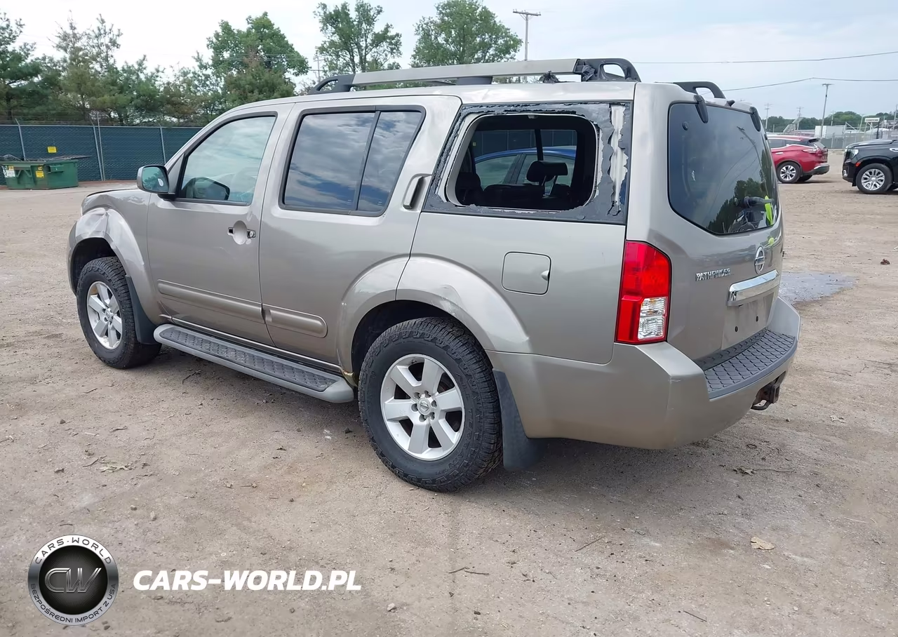 2008 Nissan Pathfinder Se VIN:5N1AR18U78C660923 - 3