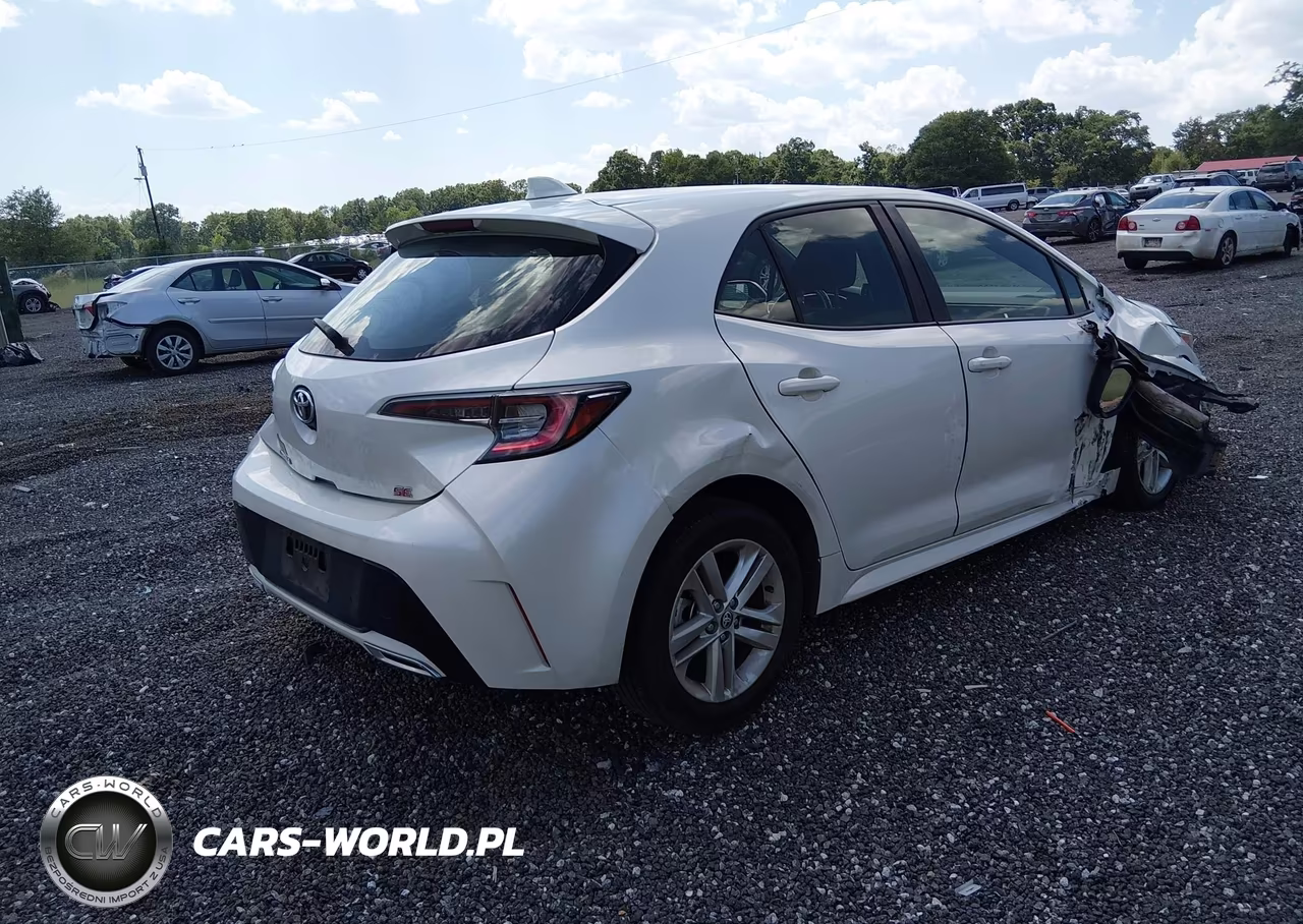 2019 Toyota Corolla Se VIN:JTNK4RBE3K3007032 - 4