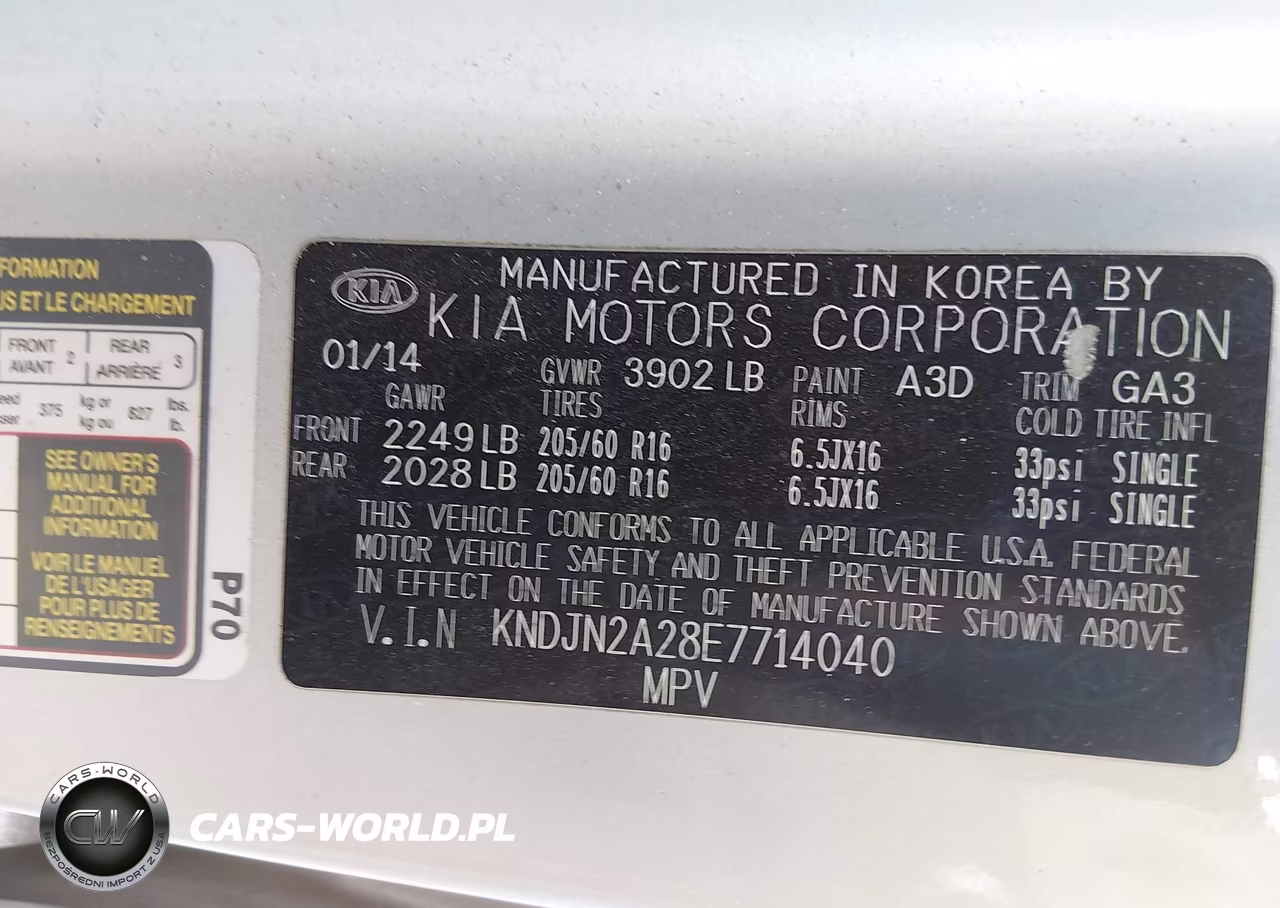 2014 Kia Soul VIN:KNDJN2A28E7714040 - 9