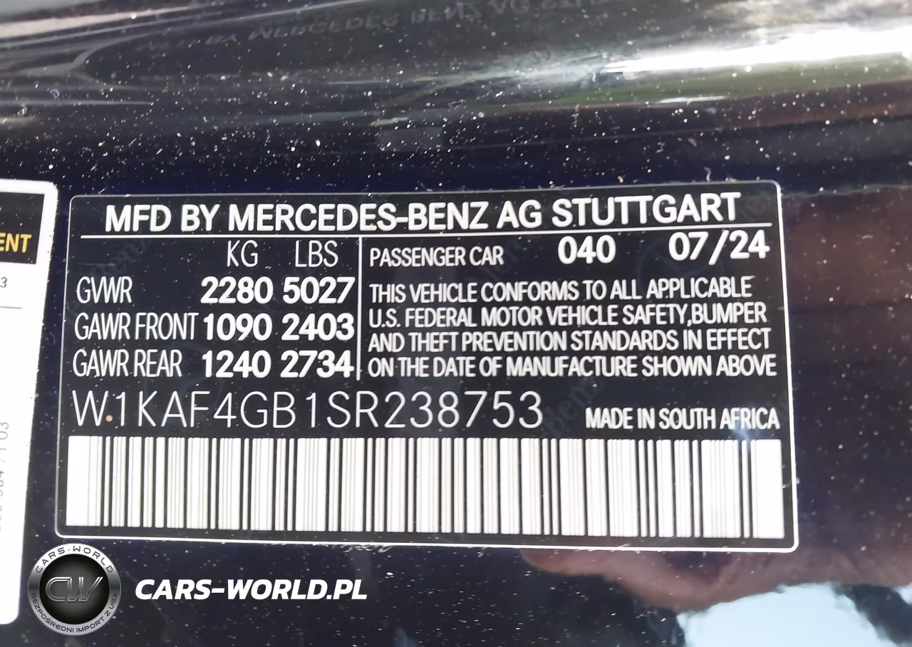 2025 Mercedes-Benz C 300 VIN:W1KAF4GB1SR238753 - 9