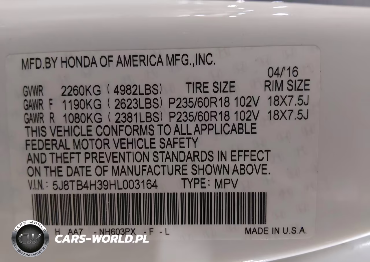 2017 Acura Rdx Acurawatch Plus Package VIN:5J8TB4H39HL003164 - 9