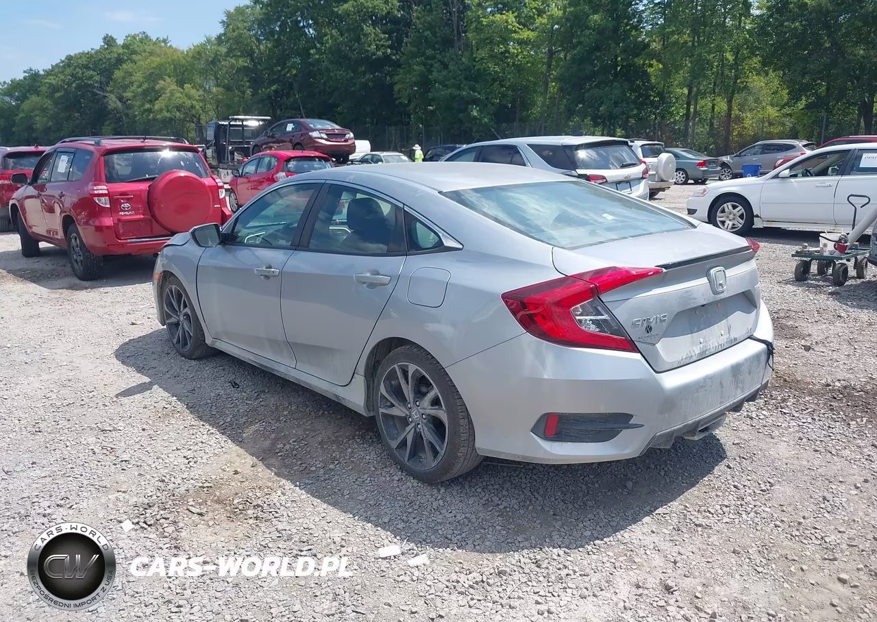 2020 Honda Civic Sport VIN:2HGFC2F87LH510731 - 3