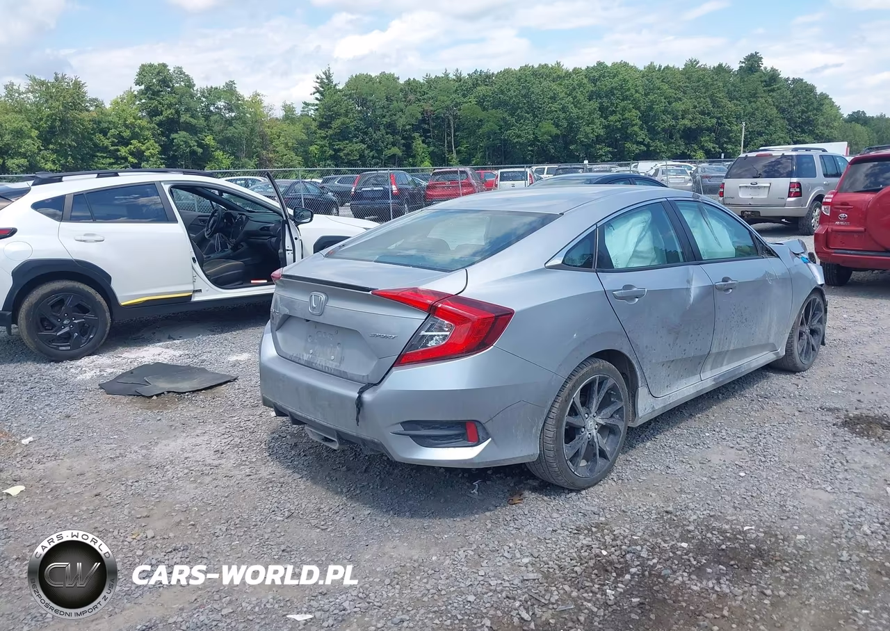 2020 Honda Civic Sport VIN:2HGFC2F87LH510731 - 4