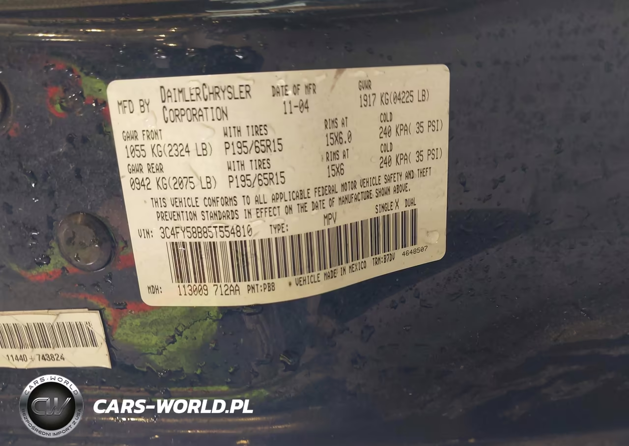 2005 Chrysler Pt Cruiser Touring VIN:3C4FY58B85T554810 - 9