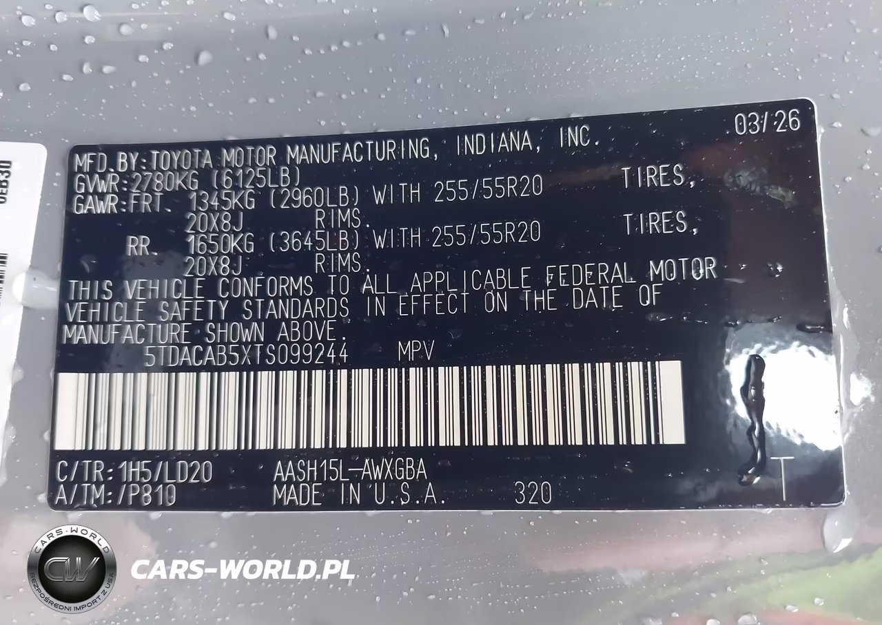 2026 Toyota Grand Highlander Hybrid Nightshade Edition VIN:5TDACAB5XTS099244 - 9