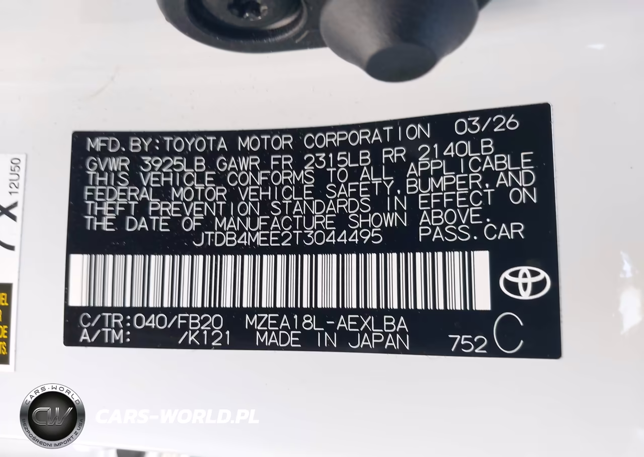 2026 Toyota Corolla Le VIN:JTDB4MEE2T3044495 - 9