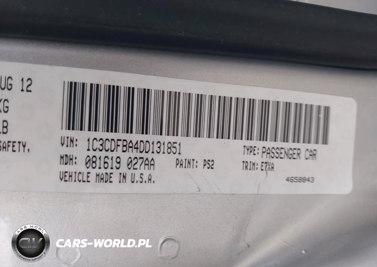 2013 Dodge Dart Sxt VIN:1C3CDFBA4DD131851 - 9