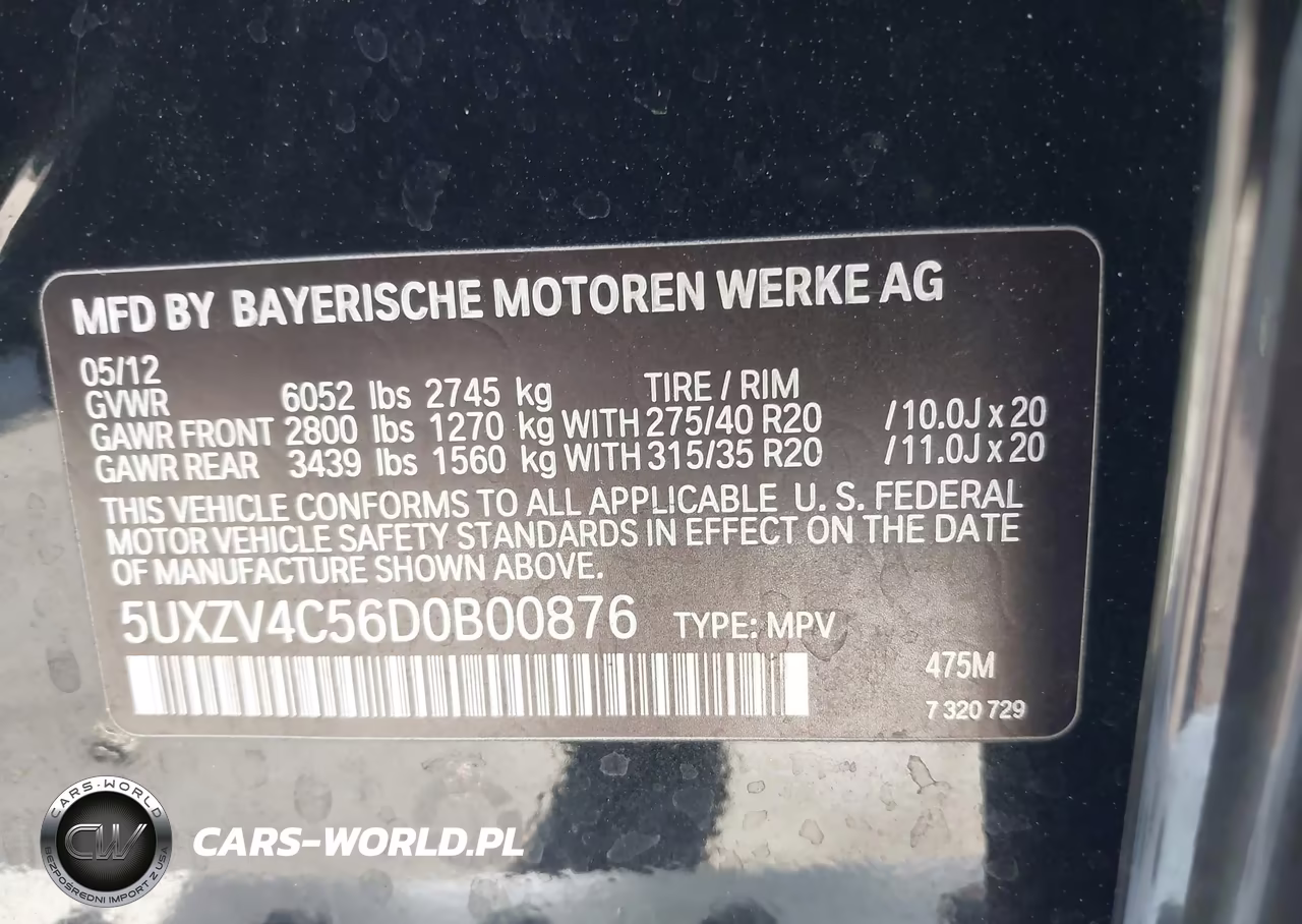 2013 BMW X5 xDrive35I-xDrive35I Premium-xDrive35I Sport Activity VIN:5UXZV4C56D0B00876 - 9