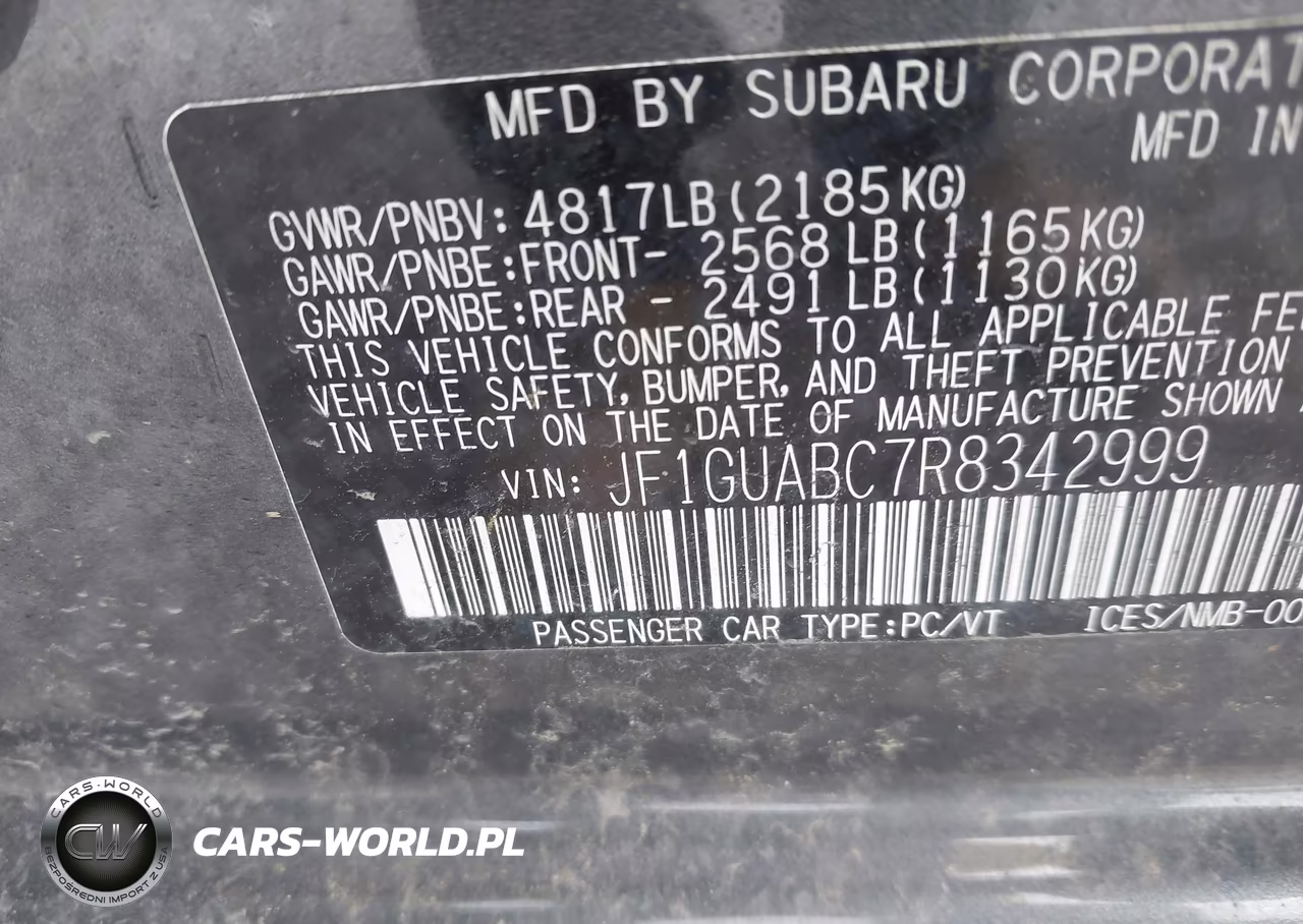 2024 Subaru Impreza Base 5-Door VIN:JF1GUABC7R8342999 - 9