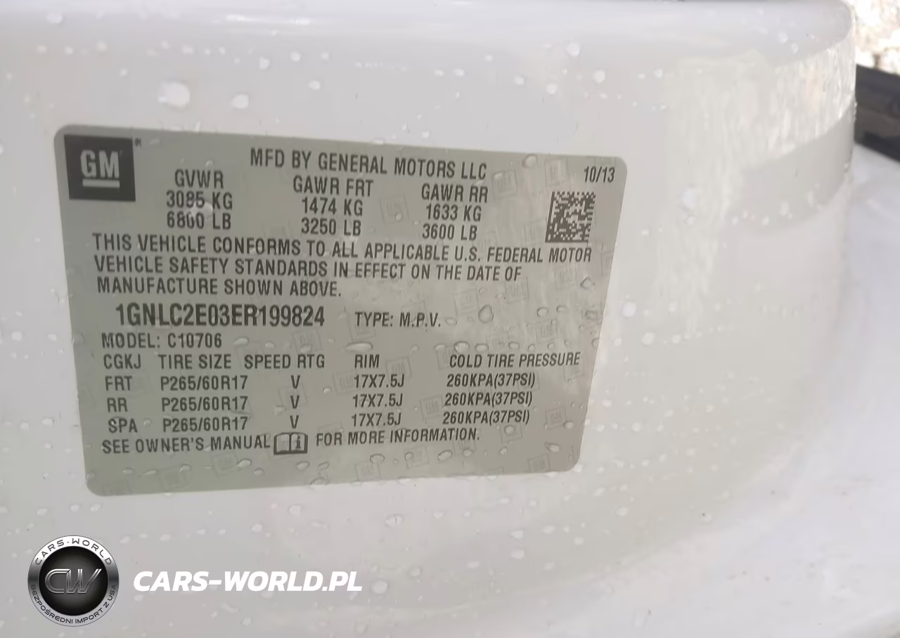 2014 Chevrolet Tahoe Commercial VIN:1GNLC2E03ER199824 - 9