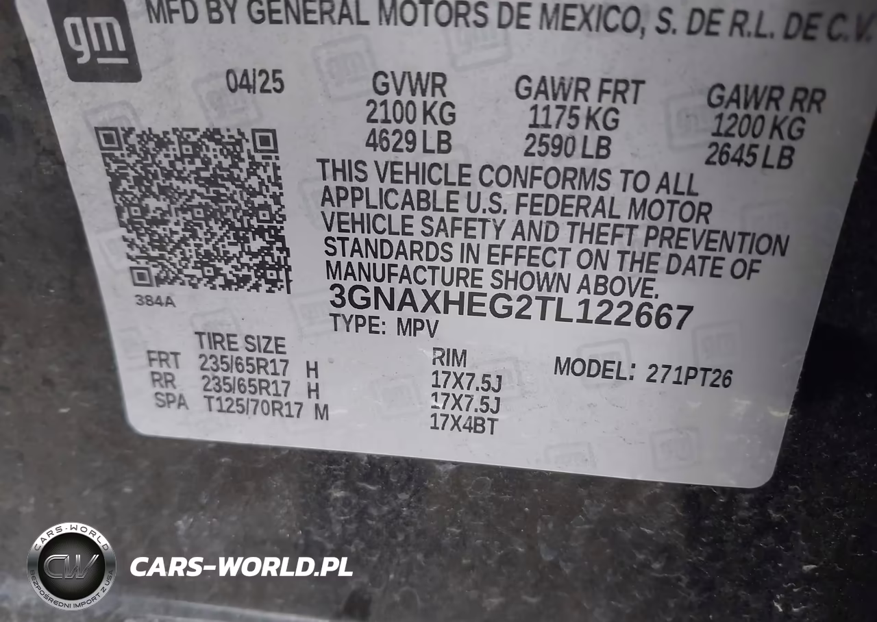 2026 Chevrolet Equinox Fwd Lt VIN:3GNAXHEG2TL122667 - 9