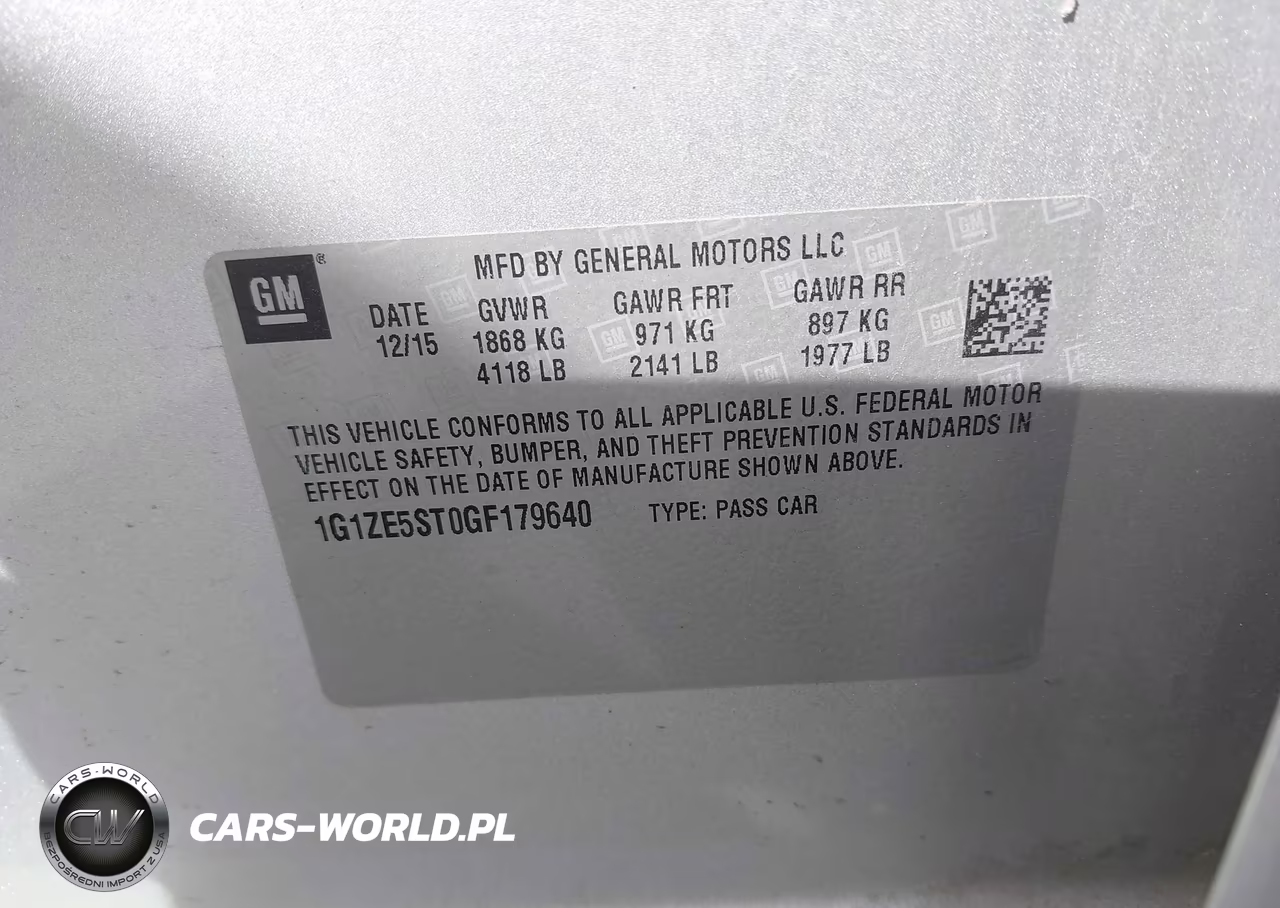 2016 Chevrolet Malibu 1Lt VIN:1G1ZE5ST0GF179640 - 9