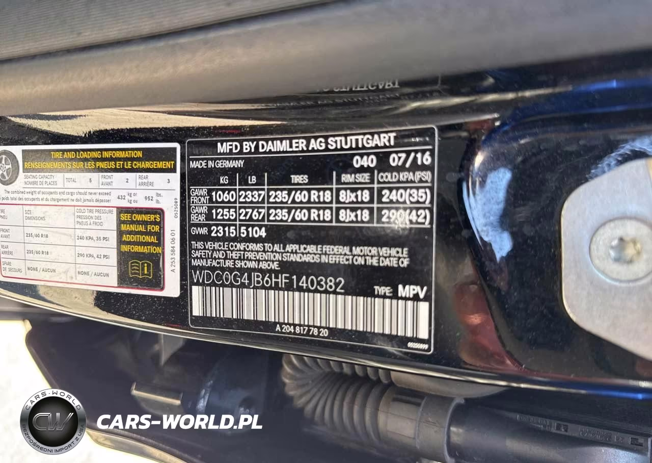 2017 Mercedes-Benz Glc 300 VIN:WDC0G4JB6HF140382 - 9