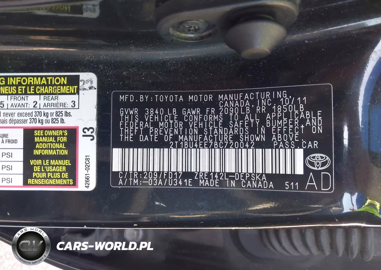 2011 Toyota Corolla S VIN:2T1BU4EE7BC720042 - 9