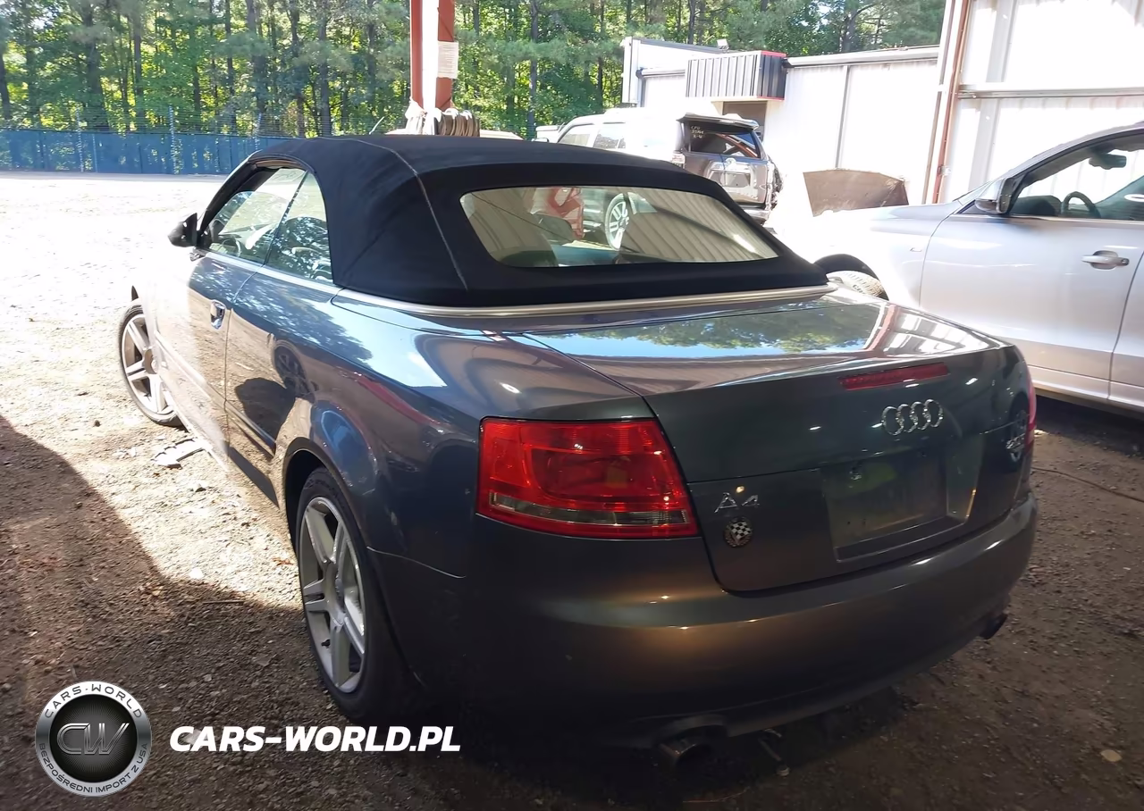 2007 Audi A4 2.0T VIN:WAUDF48H87K023278 - 3