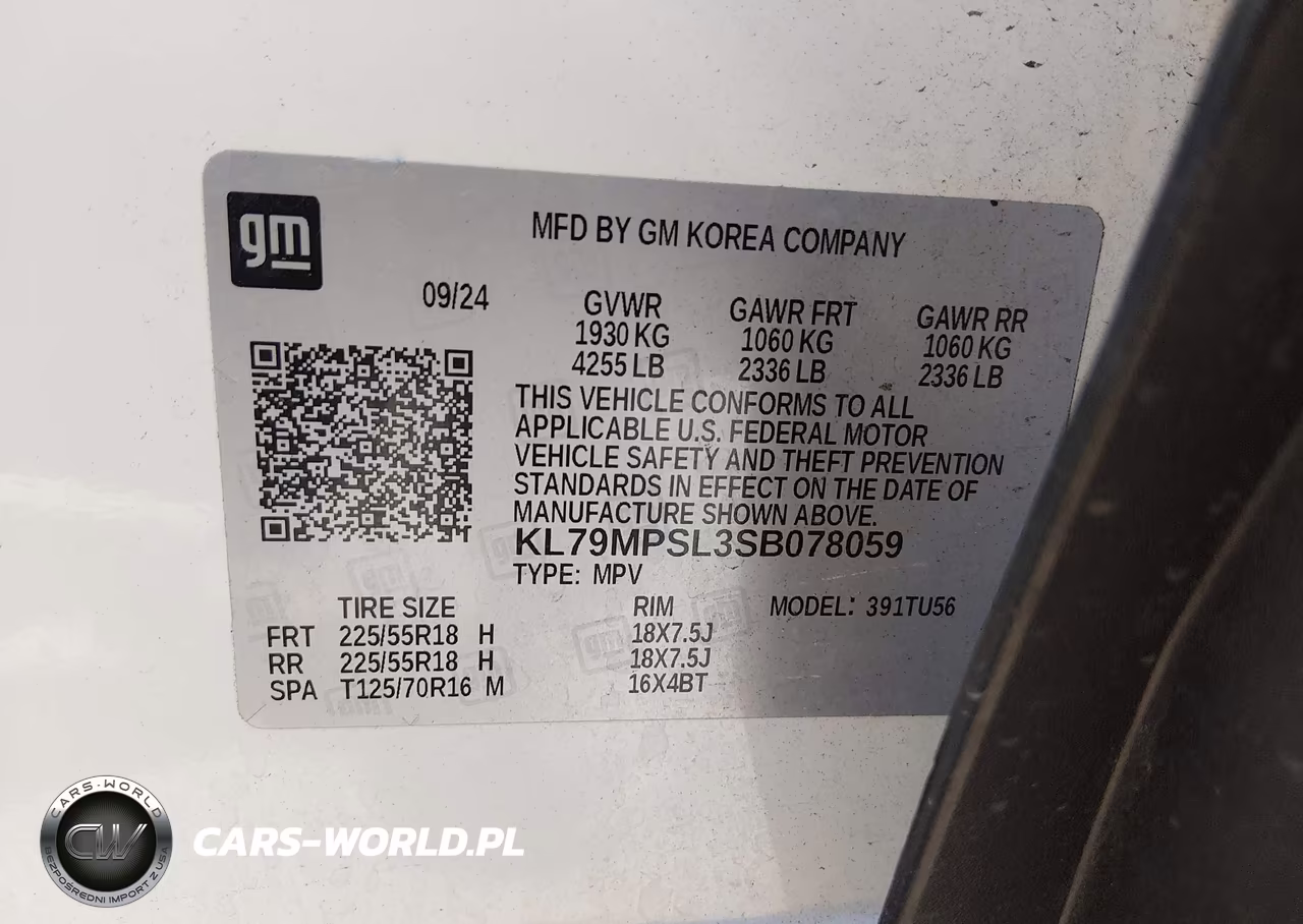 2025 Chevrolet Trailblazer Fwd Lt VIN:KL79MPSL3SB078059 - 9