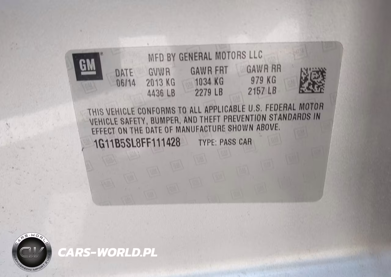 2015 Chevrolet Malibu Ls VIN:1G11B5SL8FF111428 - 9