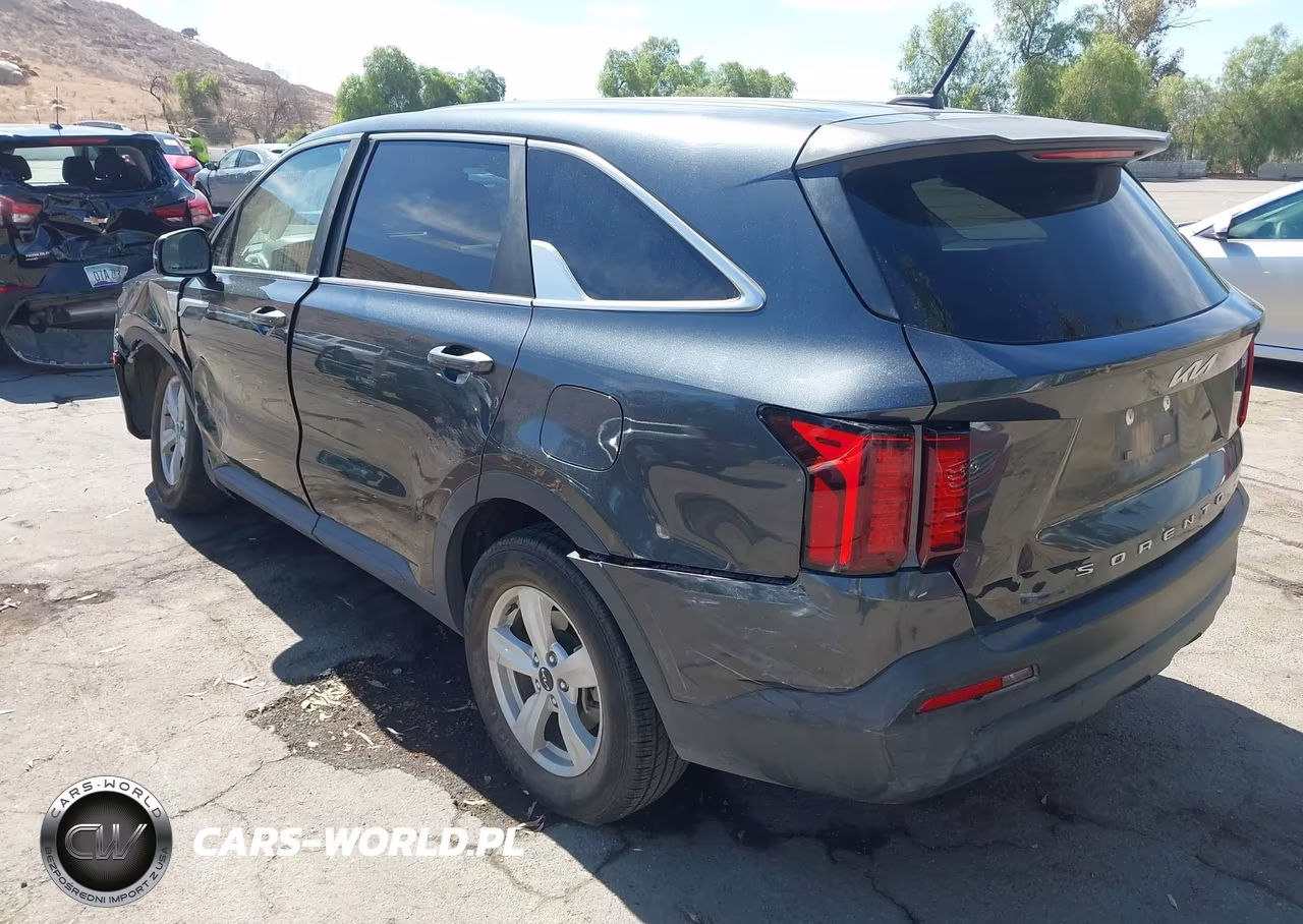 2022 Kia Sorento Lx VIN:5XYRG4LC4NG117601 - 3
