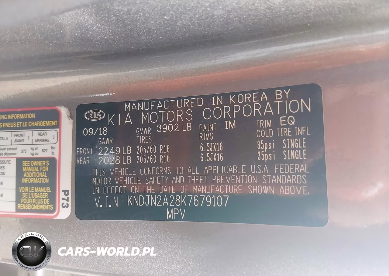 2019 Kia Soul VIN:KNDJN2A28K7679107 - 9
