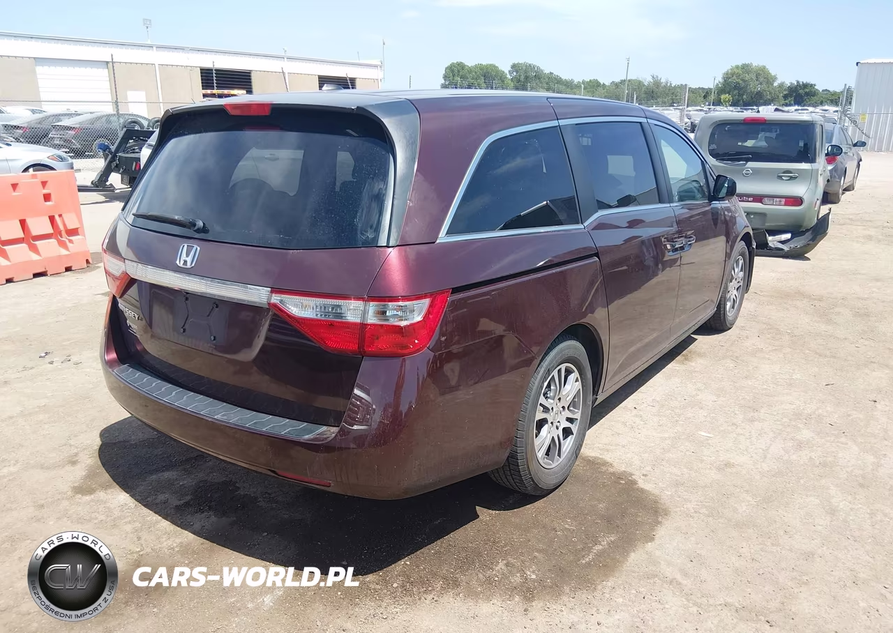 2011 Honda Odyssey Ex-L VIN:5FNRL5H61BB074598 - 4