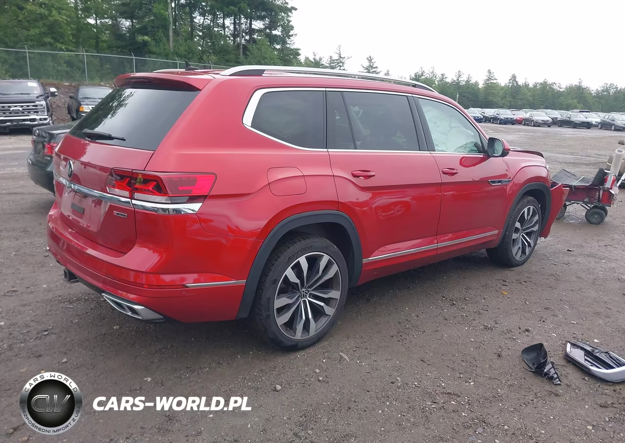 2021 Volkswagen Atlas 3.6L V6 Sel Premium R-Line VIN:1V2FR2CA2MC604569 - 4
