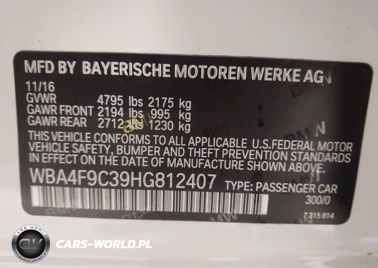 2017 BMW 430I Gran Coupe xDrive VIN:WBA4F9C39HG812407 - 9