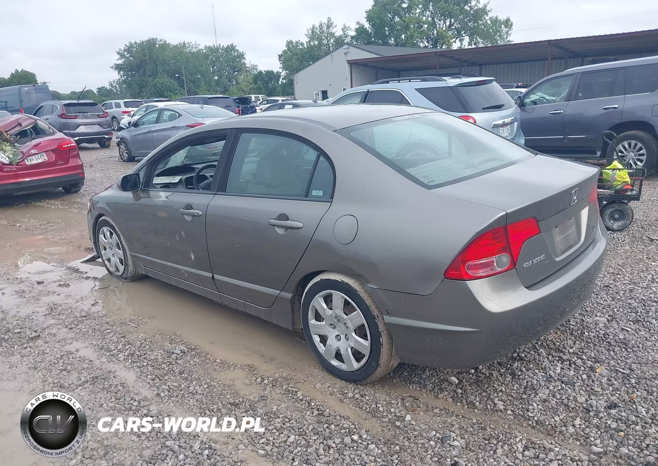 2008 Honda Civic Lx VIN:1HGFA15578L007167 - 3