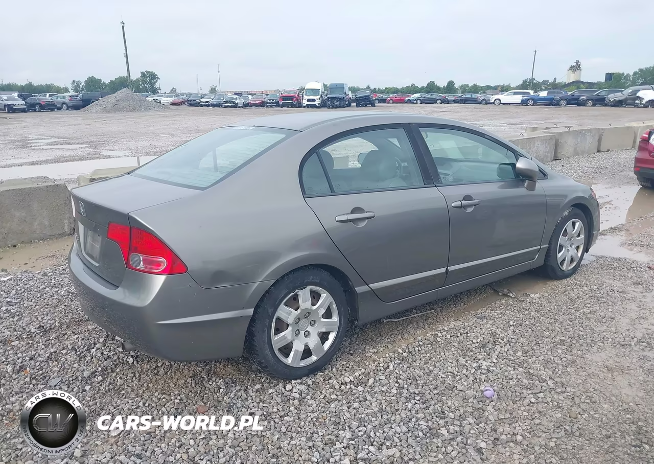 2008 Honda Civic Lx VIN:1HGFA15578L007167 - 4