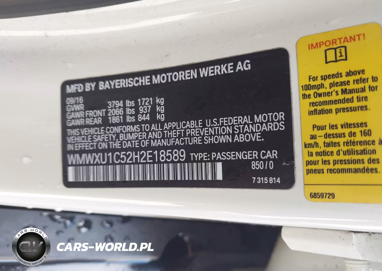 2017 Mini Hardtop Cooper VIN:WMWXU1C52H2E18589 - 9