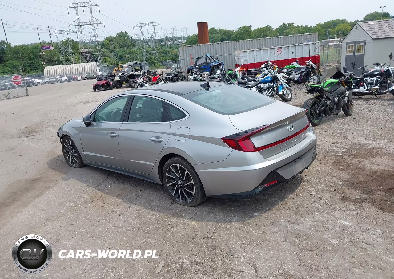 2020 Hyundai Sonata Sel Plus VIN:5NPEJ4J28LH018070 - 3
