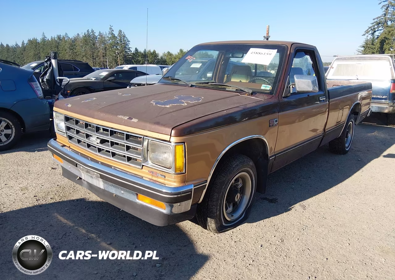 1989 Chevrolet S Truck S10 VIN:1GCCS14Z6K8126292 - 2
