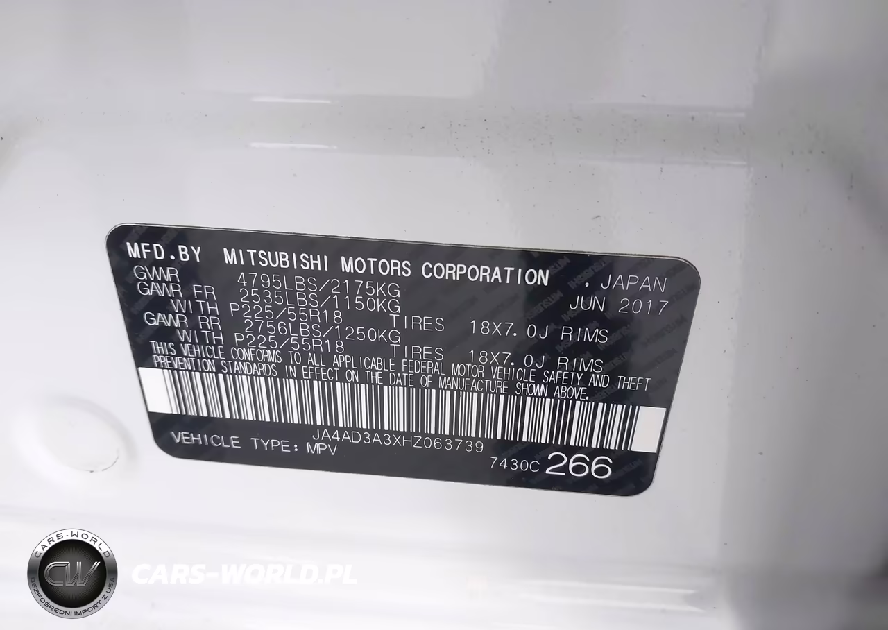 2017 Mitsubishi Outlander Se VIN:JA4AD3A3XHZ063739 - 9