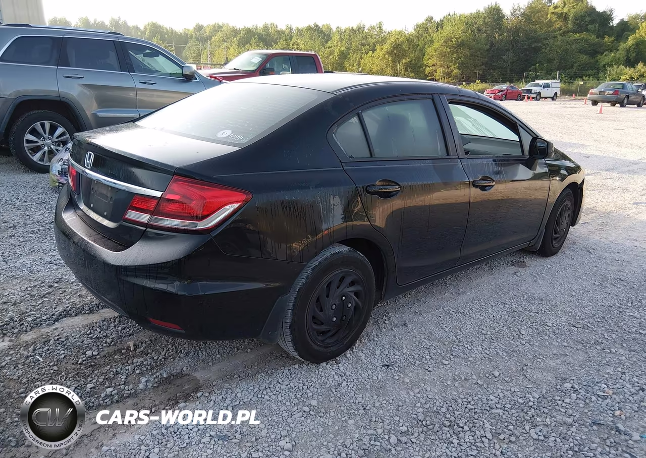 2013 Honda Civic Lx VIN:19XFB2F58DE018150 - 4
