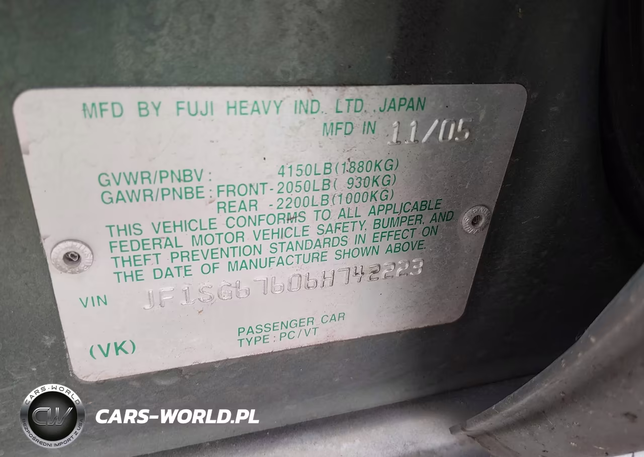 2006 Subaru Forester 2.5X L.l. Bean Edition VIN:JF1SG67606H742223 - 9