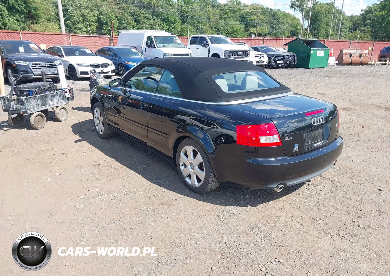 2005 Audi A4 3.0 VIN:WAUDT48H55K019338 - 3