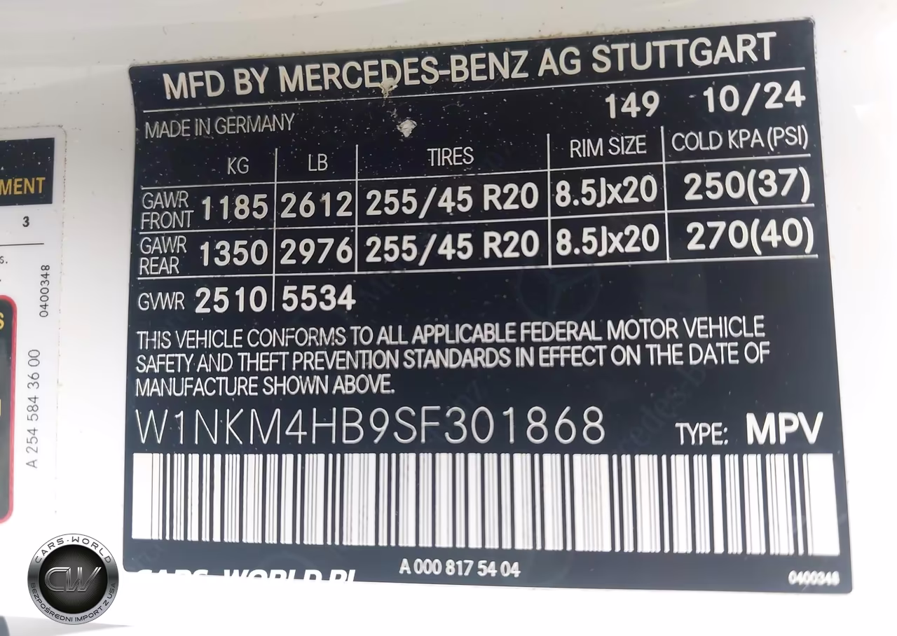 2025 Mercedes-Benz Glc 300 4Matic Suv VIN:W1NKM4HB9SF301868 - 9