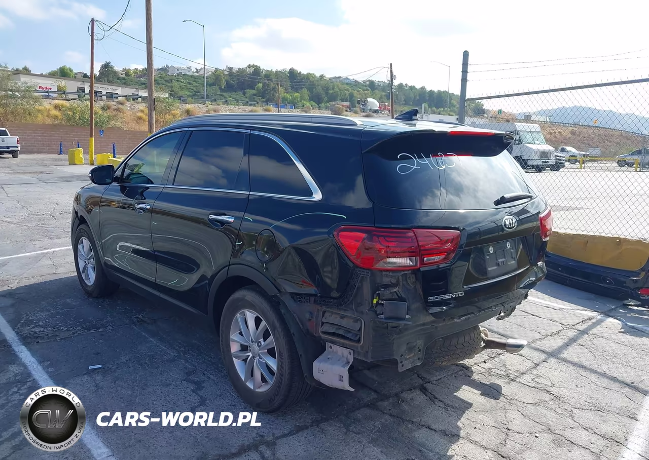 2019 Kia Sorento 2.4L Lx VIN:5XYPG4A36KG596982 - 3