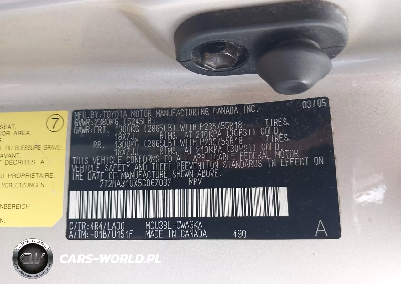 2005 Lexus Rx 330 VIN:2T2HA31UX5C067037 - 9