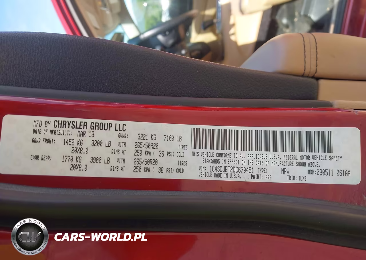 2013 Dodge Durango Citadel VIN:1C4SDJET2DC670451 - 9